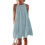 Dames kanten camisole lichtblauw S 1