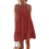 Dames kanten camisole baksteenrood XL 1