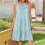 Dames kanten camisole lichtblauw XL 4