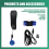 Leitor de código de barras 1D sem fio Bluetooth C740 de bolso 10
