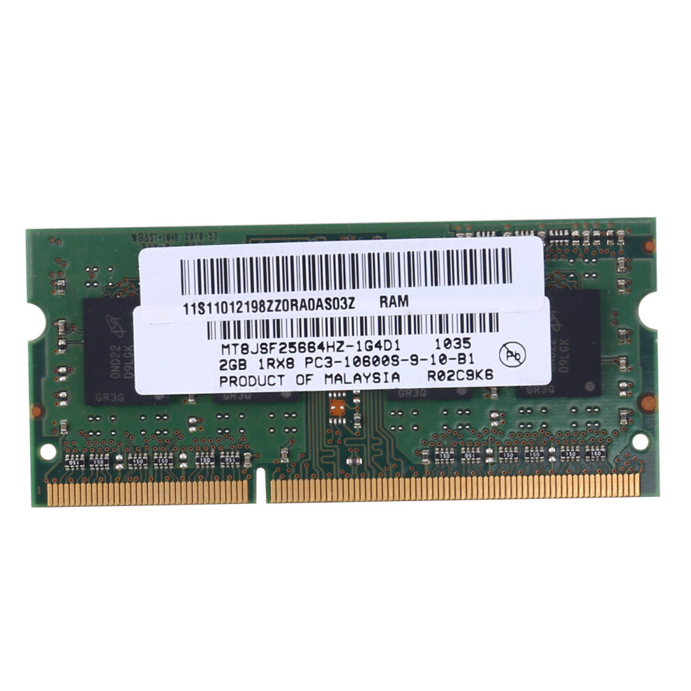 Ddr3 2Gb Laptop Memory Ram 1Rx8 Pc3-10600S 1333Mhz 4853489459878