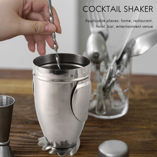 500Ml Cocktail Shaker, Penguin Stainless Steel Bar 2