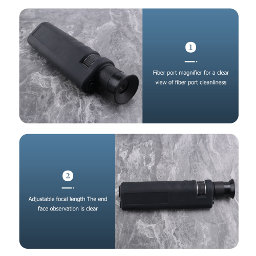 Microscop pentru inspectarea fibrelor optice, mărire 400 2
