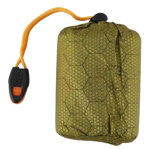 Notfallschlafsack Biwaksack mit Pfeife Outdoor 1