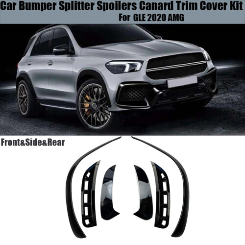 Set de 6 bucăți - Elemente pentru splitterul și spoilerul barei față și spate 2