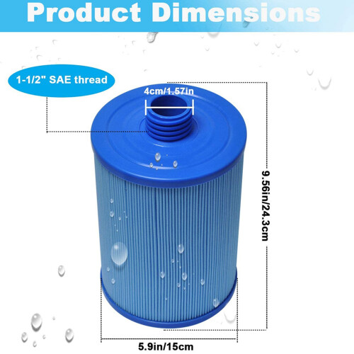 Poolfilter, filter til 6CH-940Ra FC-0359M PWW50P3 2