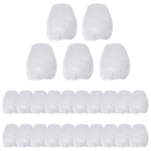 25 sacs filtrants à peinture élastiques de 5 gallons, blancs