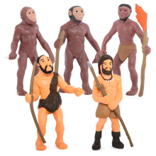 Simulação Modelos de Evolução Humana Figuras Primitivas