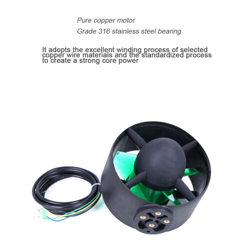 DIY 24V-48V 800W Undervands-Thruster Brushless Motor 2