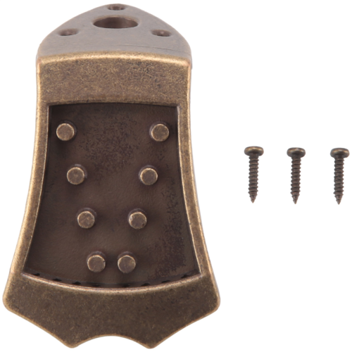 Peças de arremate triangular de metal bronze para bandolim 2