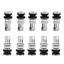 Kit de 100 vástagos de válvula de neumático de metal TR161