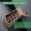 Peças de arremate triangular de metal bronze para bandolim 8
