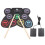 Electric Drum Set, 9 Pads Silicon Foldable Electro 10
