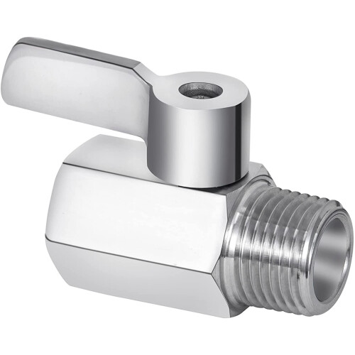 Shower Shut Off Valve, 304 Stainless Steel Mini Ba 1