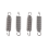 4 pezzi pedale grancassa martello mallet molle argento 6