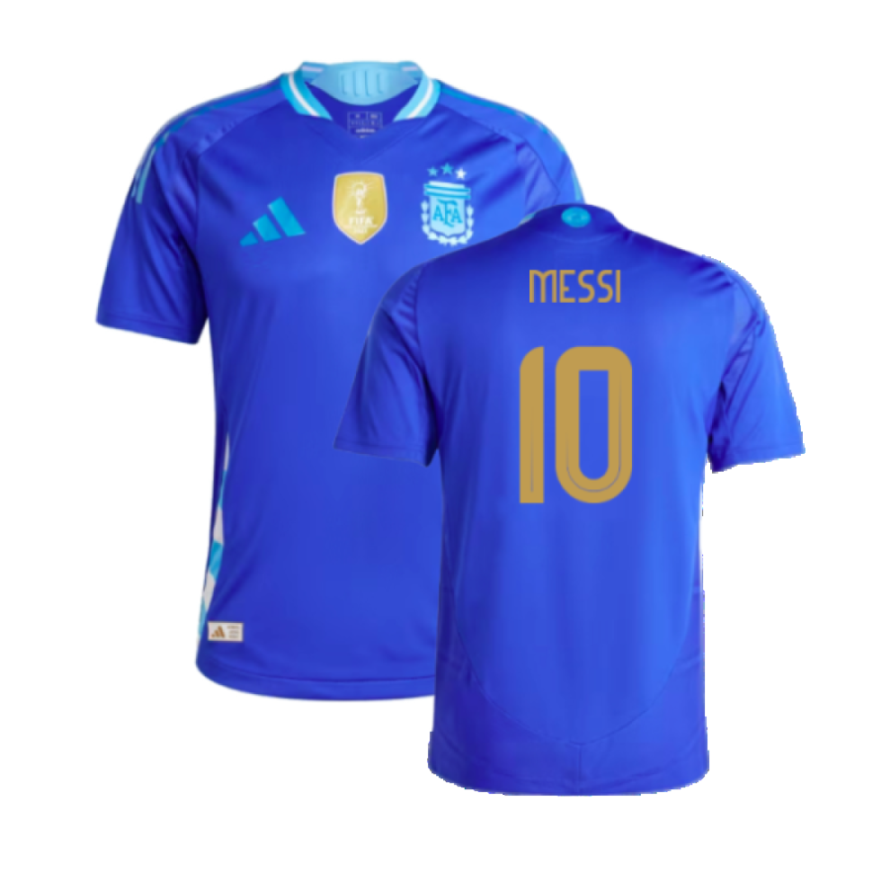 Adidas (Xs) 2024-2025 Argentina Authentic Away Shirt (Messi 10)