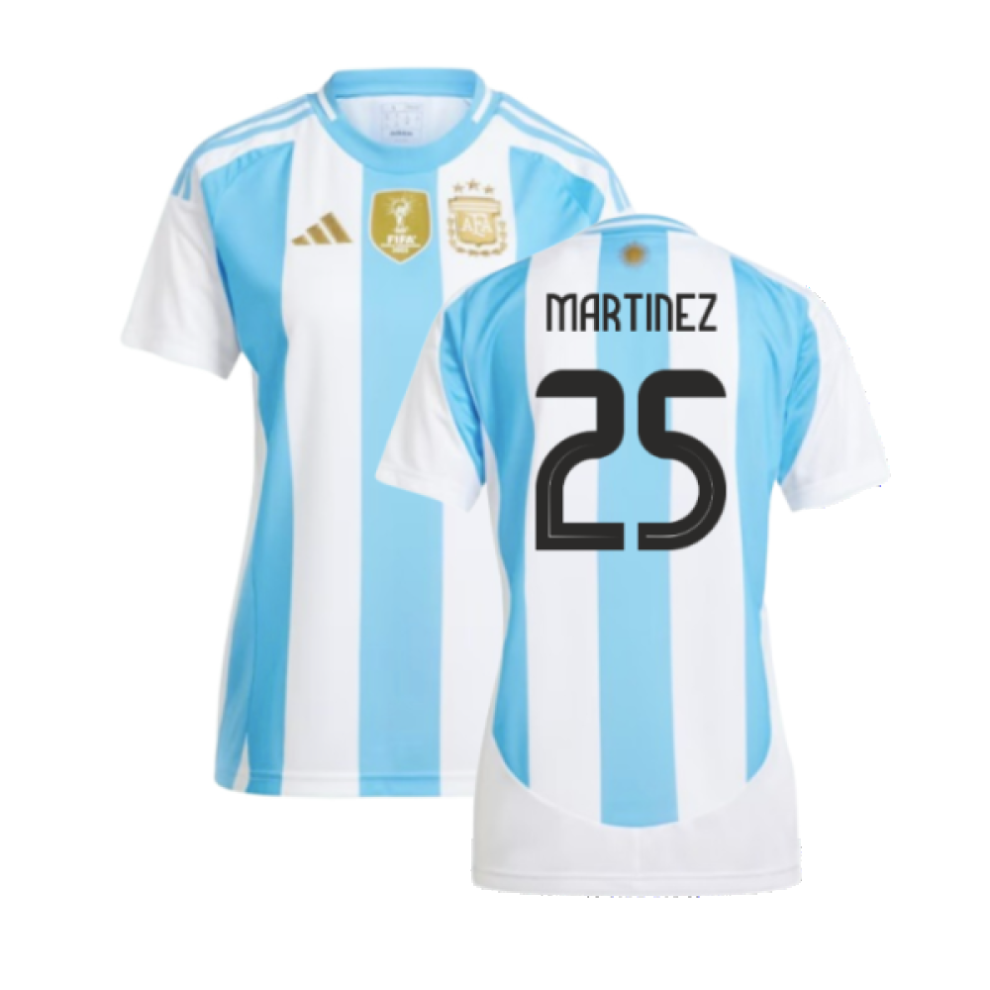 Adidas (Xl) 2024-2025 Argentina Home Shirt (Ladies) (Martinez 25)