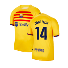 (M) 2023-2024 Barcelona Fourth Shirt (Joao Felix 14)