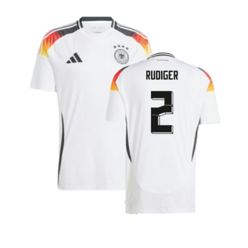 Adidas (XL) 2024-2025 Germany Home Shirt (Rudiger 2)