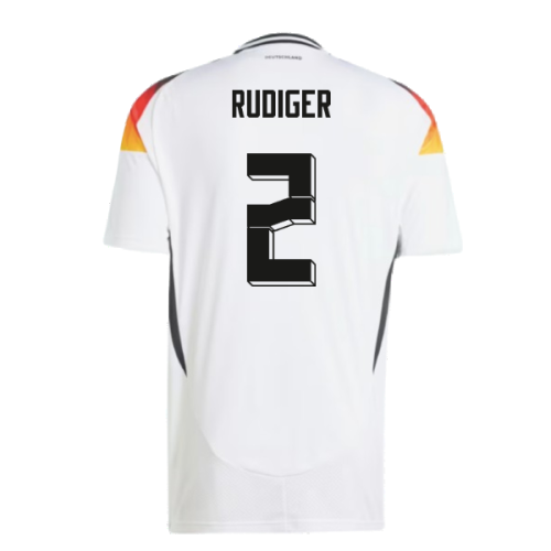 Adidas (XL) 2024-2025 Germany Home Shirt (Rudiger 2) 1