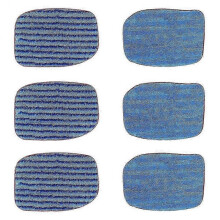 MC1375/MC1385 Microfiber Steam Mop Pads: 6 Pack Steam Replacement Pads for McCulloch MC1375,MC1385,MC1270 Steam Cleaners