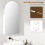 Homcom (White) HOMCOM Bathroom Mirror Cabinet with Adjustable Glass Shelves 6