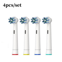 (Multi Angle) Oralb For Clean Generic Crossaction Electric Toothbrush Heads 1 Pack White 4 Of