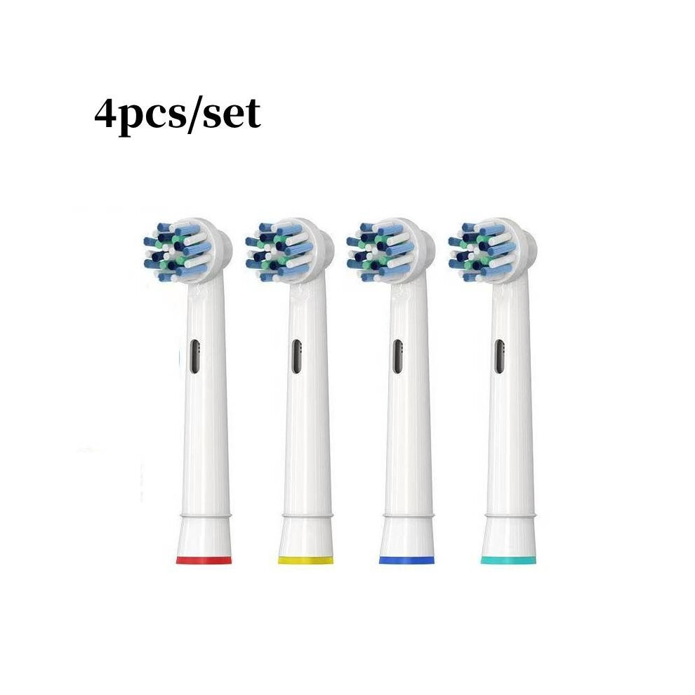 (Multi Angle) Oralb For Clean Generic Crossaction Electric Toothbrush Heads 1 Pack White 4 Of