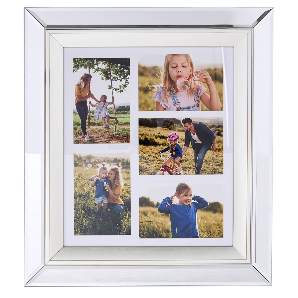 Frame for 5 Photos MAKENI Silver