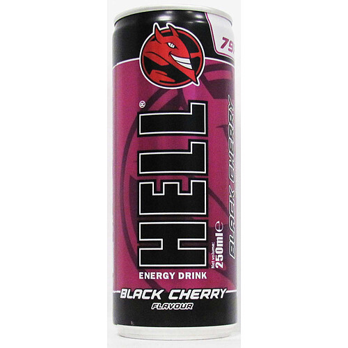 Hell Energy Drink Black Cherry 250ml (Pack of 24)