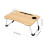 Living And Home (Natural Wood) Foldable Laptop Bed Table with USB Ports 7