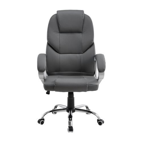 Living And Home (Grey) Swivel Gaming Office Chair with Casters 2