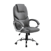 (Grey) Swivel Gaming Office Chair with Casters