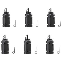 6PCS Perimeter Trip Alarm, Trip Alarm 12 Gauge Camping Trip Wire Alarm Device, Bear Deterrent,Camping Safety Trip Alarm