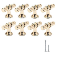 8 Packs Champagne Cabinet Knobs Er Knobs T Bar Cabinet S Knobs for Cabin