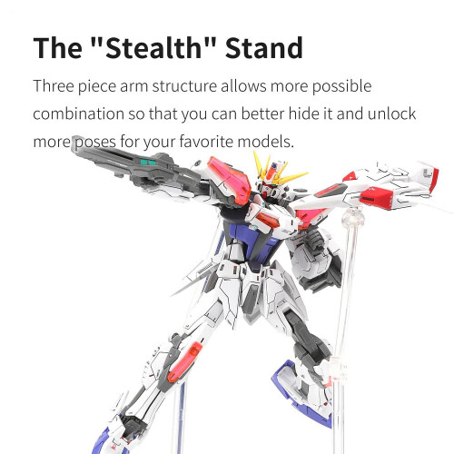 DSPIAE Model Mecha Figure Display Stand - Clear UMS-01CR 1