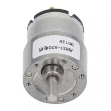 DC Geared Motor CW CCW Speed Reduction Self Locking Turbine Worm Gear Motor DC12V 35RPM