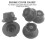 Genuine Fit Engine Cover Grommets for Mercedes W204 C-Class 2007-2015 - 5PCS Set 3
