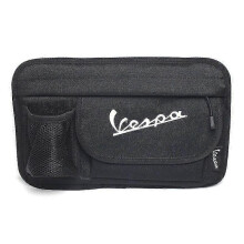(Black) For Piaggio Vespa Scooter GTS LX LXV Sprint Primavera 125 150 200 250 300 GTS250 GTS300 Waterproof Glove Bags Canvas Storage Bag