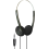 Lightweight Stereo Headphones With Black Pads 1