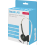 Lightweight Stereo Headphones With Black Pads 2