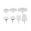 7 Pack Ing Wheel Set for , Ing Wheel Kit for Manifold for Metal Less S 1