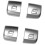 Car Ow S Rep Button Caps for Mercedes C- W205 Chassis Glc Seri 4