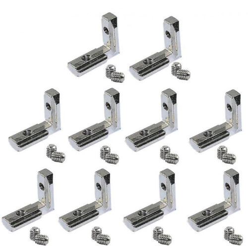 20pcs T Slot L-s Interior Inside Er Connector Compatible Slot 6mm