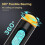 (Black) Jump Rope, Digital Weighted Ropeless Skipping Rope, Adjustable 5