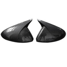 Fiber Side Door View Cover Housing Cap for 2017 2018 Wing Ox Horn Tr