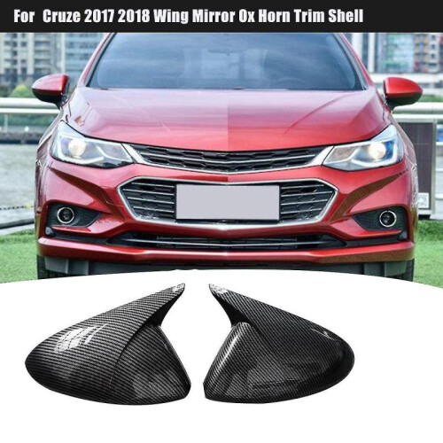Fiber Side Door View Cover Housing Cap for 2017 2018 Wing Ox Horn Tr 1