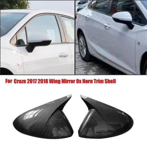 Fiber Side Door View Cover Housing Cap for 2017 2018 Wing Ox Horn Tr 2