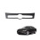 Fiber Center Console Volume Adjment Cover Rat Sticker for S90 S90l 2017-2019 2