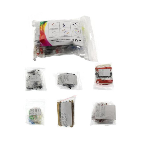 1390pcs 6 Kinds Of Compnts Packa Or Packa Electrolytic C Packa Diodes Electr